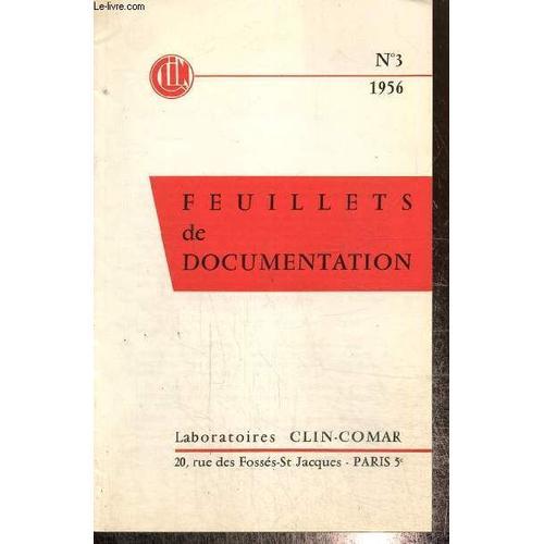 Feuillets De Documentation, N°3 on Productcaster.