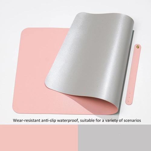 Tapis de souris en cuir PU pour bureau à domicile,grand tapis de je... on Productcaster.