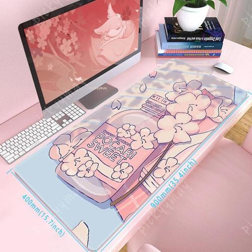 Tapis de souris rose avec Illustration,tapis de Table antidérapant ... on Productcaster.