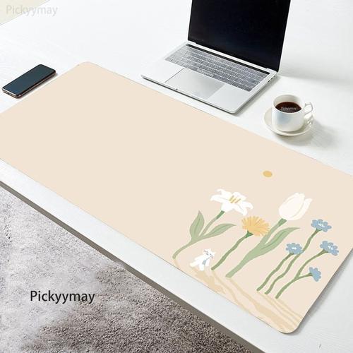 Grand tapis de souris avec plantes Kawaii,400x900,tapis de bureau e... on Productcaster.