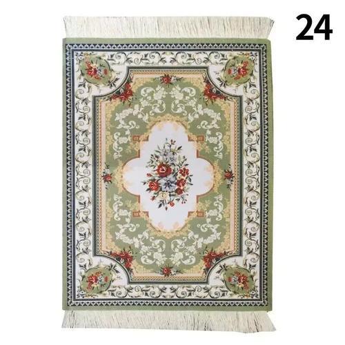 Tapis de souris avec frange,style rétro,motif tasse,ordinateur port... on Productcaster.