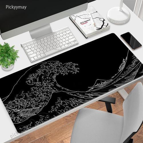 Grand tapis de souris japonais Great Wave,tapis de clavier,de burea... on Productcaster.