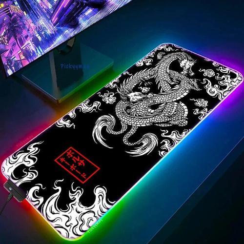 Tapis de souris de jeu LED avec rétro-éclairage,mère de la bête,gra... on Productcaster.