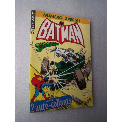 Numéro Spécial Batman Et Superman Géant N° 6 / De 1977 on Productcaster.