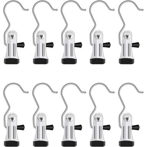 10pcs Pinces à Linge, Acier Inoxydable Portable Blanchisserie Penda... on Productcaster.