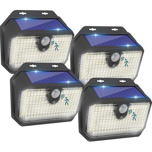 Tête Simple Lampe Solaire Exterieur Detecteur De Mouvement 4 Pack, ... on Productcaster.