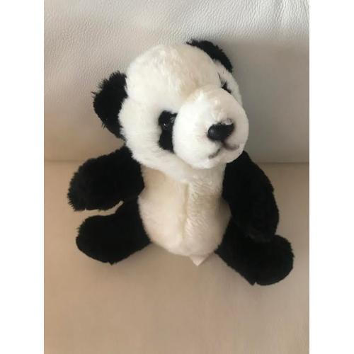 Peluche Doudou Ours Panda Noir & Blanc 19 Cm Iris Csf on Productcaster.