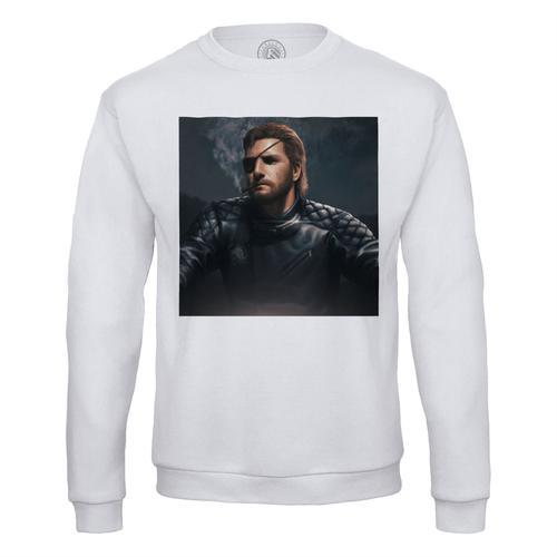 Sweat Shirt Homme Metal Gear Solid Big Boss Jeux Video on Productcaster.