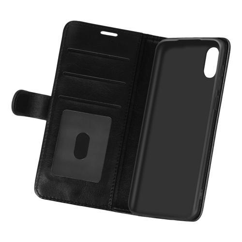 Étui Samsung Galaxy A02 Vintage Porte-Carte Fonction Support Noir on Productcaster.