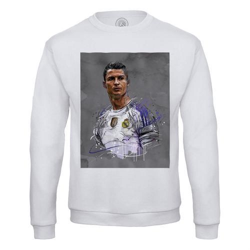 Sweat Shirt Homme Cristiano Ronaldo Cr7 Madrid Football Star Artwork on Productcaster.