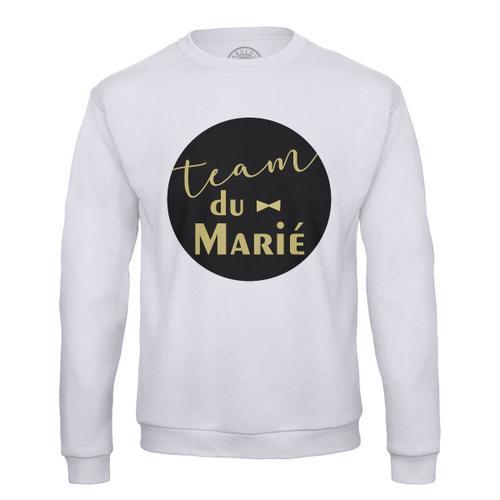 Sweat Shirt Homme Team Du Marié Chic Mariage Marié Gentleman Art Déco on Productcaster.