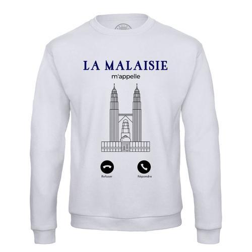 Sweat Shirt Homme La Malaisie M'appelle Asie Voyage Tourisme on Productcaster.