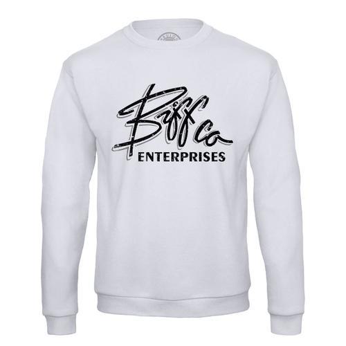 Sweat Shirt Homme Biffco Entreprises Geek Jeux Video Serie Film Futur on Productcaster.