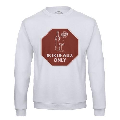 Sweat Shirt Homme Bordeaux Only Vin France Grand Cru on Productcaster.