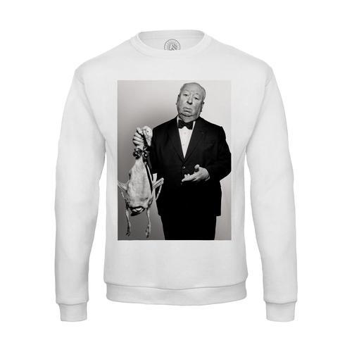 Sweat Shirt Homme Photo De Star Célébrité Alfred Hitchcock Réalisat... on Productcaster.