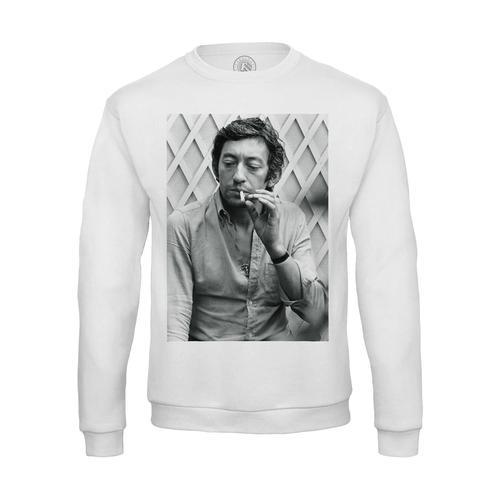 Sweat Shirt Homme Photo De Star Célébrité Serge Gainsbourg Chanteur... on Productcaster.