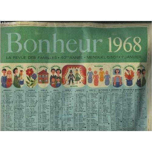 Bonheur 1968 La Revue Des Familles 40e Année on Productcaster.