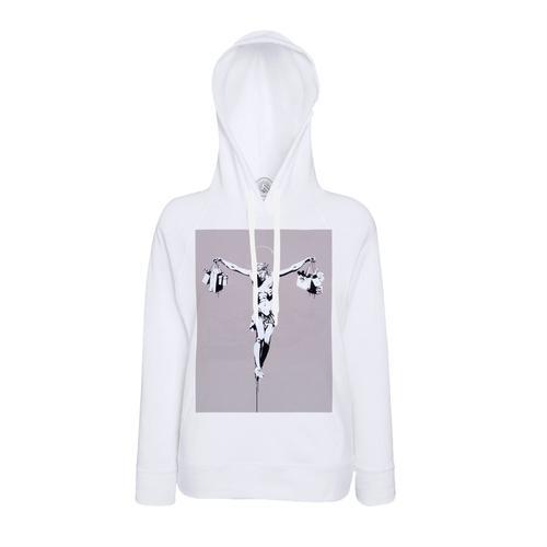 Sweat À Capuche Banksy Jesus Christ Croix Sacs De Shopping Street Art on Productcaster.