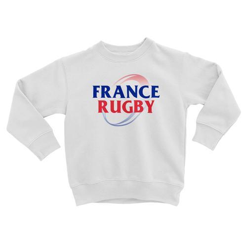 Sweatshirt Enfant France Rugby Sport Xv Ballon Team on Productcaster.