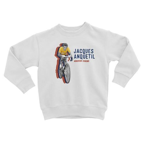 Sweatshirt Enfant Jacques Anquetil Vintage Vélo France Cyclisme Tour on Productcaster.