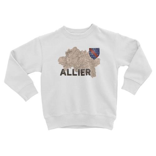 Sweatshirt Enfant Allier 03 Departement Laon Carte Ancienne Hauts D... on Productcaster.