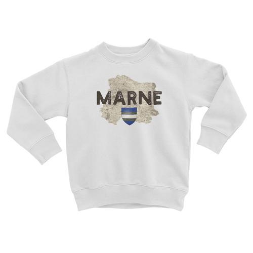 Sweatshirt Enfant Marne Departement 51 Chalons En Champagne Carte A... on Productcaster.