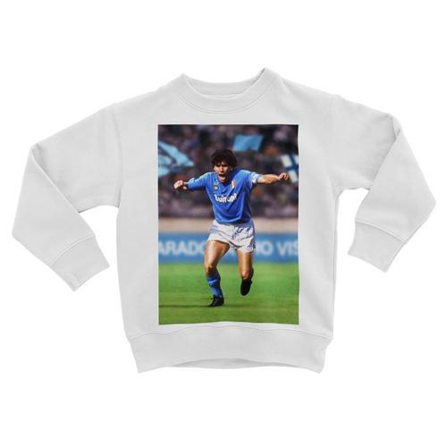 Sweatshirt Enfant Diego Maradona 10 Naple Football Célébration on Productcaster.