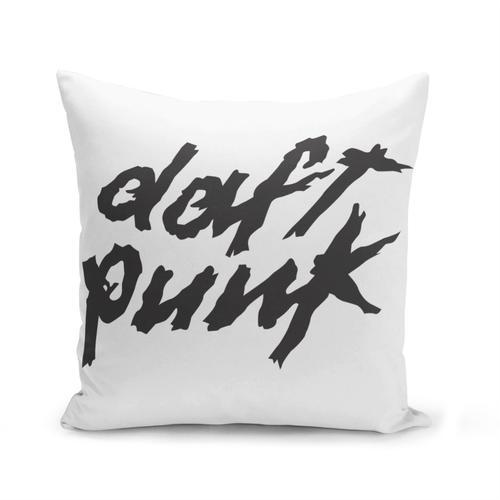 Housse De Coussin 40x40 Cm Daft Punk Logo Rouge Ram Musique Electro on Productcaster.