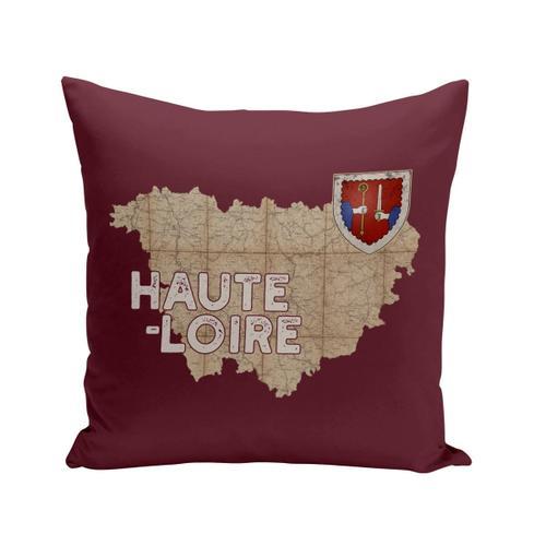 Housse De Coussin 40x40 Cm Haute Loire 43 Departement Le Puy En Vel... on Productcaster.