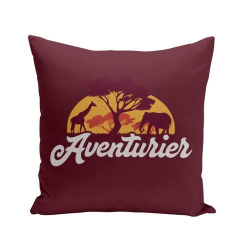 Housse De Coussin 40x40 Cm Aventurier Savane Enfant Nature Aventure on Productcaster.