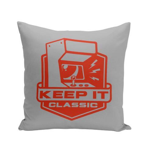 Housse De Coussin 40x40 Cm Keep It Classic - Arcade Jeux Vidéo Retr... on Productcaster.