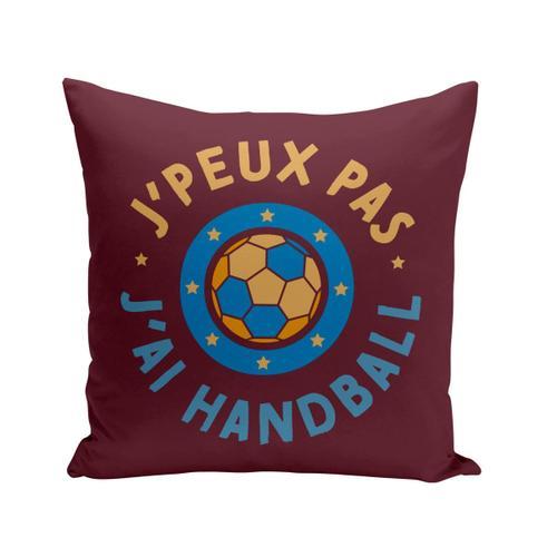 Housse De Coussin 40x40 Cm J'peux Pas J'ai Handball France Sport on Productcaster.