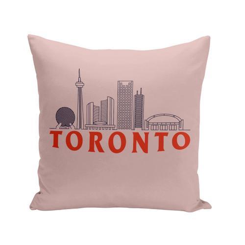 Housse De Coussin 40x40 Cm Toronto Minimalist Voyage Canada Amérique on Productcaster.