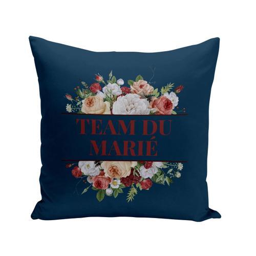 Coussin 40x40 Cm Team Du Marié Mariage Mariée Bouquet Fleurs on Productcaster.