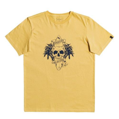 T-Shirt Jaune Garçon Quiksilver Night Surfer on Productcaster.