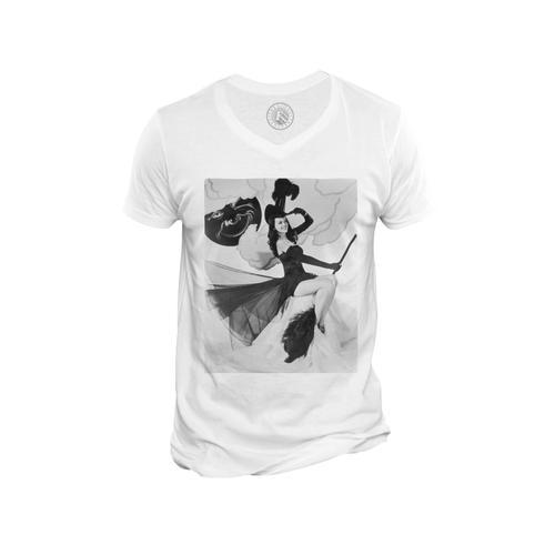 T-Shirt Homme Col V Joyce Holden Tv Star Sorciere Halloween Photo V... on Productcaster.