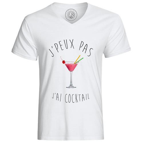 T-Shirt Homme J'peux Pas J'ai Cocktail Humour on Productcaster.