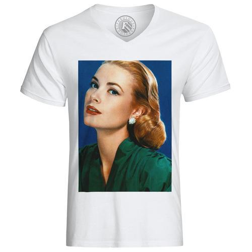 T-Shirt Homme Photo De Star Célébrité Grace Kelly Actrice Vieux Cin... on Productcaster.