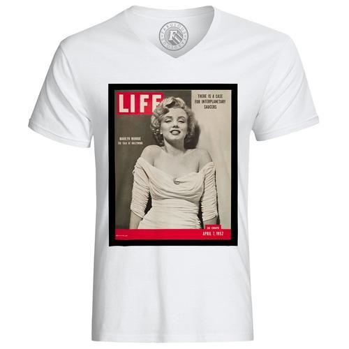 T-Shirt Homme Vieille Couverture De Magasine Life Marilyn Monroe 19... on Productcaster.