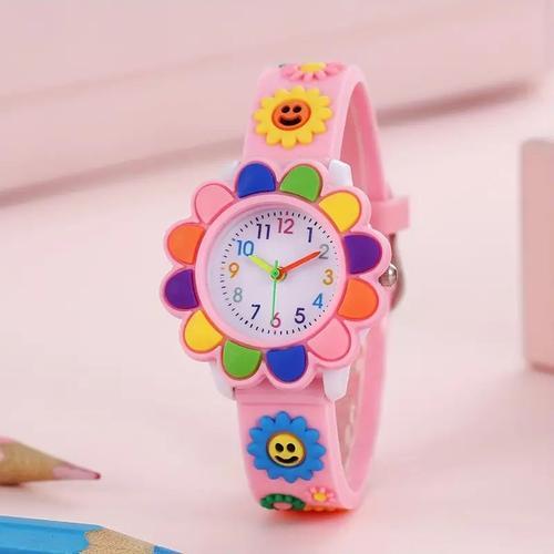 Montre À Quartz En Silicone Pour Enfants,Montre De Dessin Pour Enfa... on Productcaster.