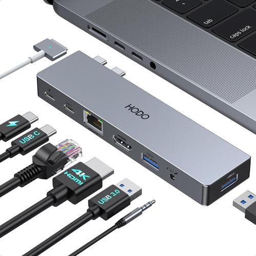 Adaptateur USB C pour MacBook Pro Air, HDMI Ethernet, accessoire Ma... on Productcaster.