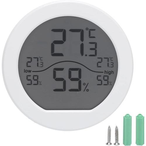 Thermomètre Hygromètre Intérieur Numérique, Moniteur De Jauge D'hum... on Productcaster.