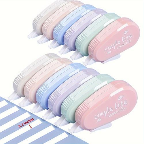 Paquet de 12 rubans correcteurs de couleur Macaron, 0,2 x 197 pouce... on Productcaster.