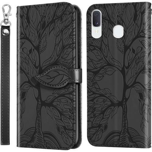 Coque Pour Samsung Galaxy A20e / A10e, Premium En Cuir Pu Multifonc... on Productcaster.