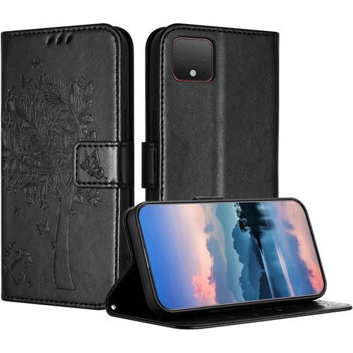 Coque Pour Google Pixel 4, Coque Portefeuille Housse Cuir Avec Port... on Productcaster.