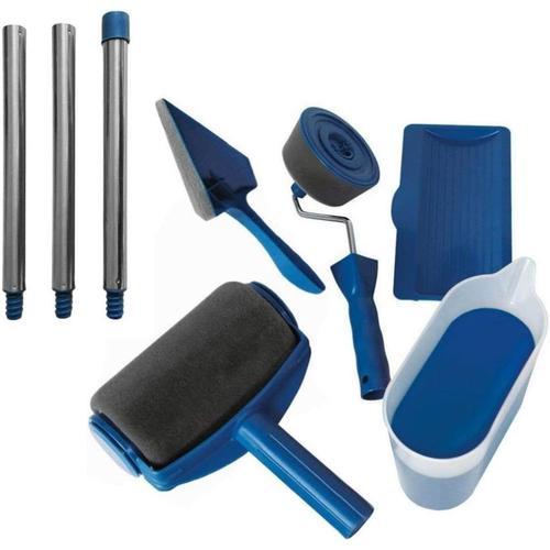 Kit de pinceaux à rouleau de peinture, ensemble d'outils avec poign... on Productcaster.