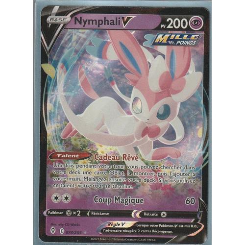 Carte Pokemon - Nymphali V - 074/203 - Ultra-Rare - Épée Et Bouclie... on Productcaster.