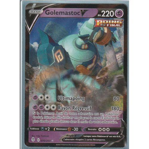 Carte Pokemon - Golemastoc V - 070/203 - Ultra-Rare - Épée Et Boucl... on Productcaster.