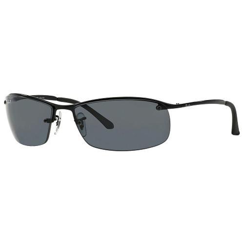 Lunette De Soleil Rectangulaire Ray-Ban Noir - S on Productcaster.