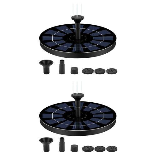 2 Pièces Pompe De Solaire 2,5 W Cercle Flottant Les Fontaines D' In... on Productcaster.